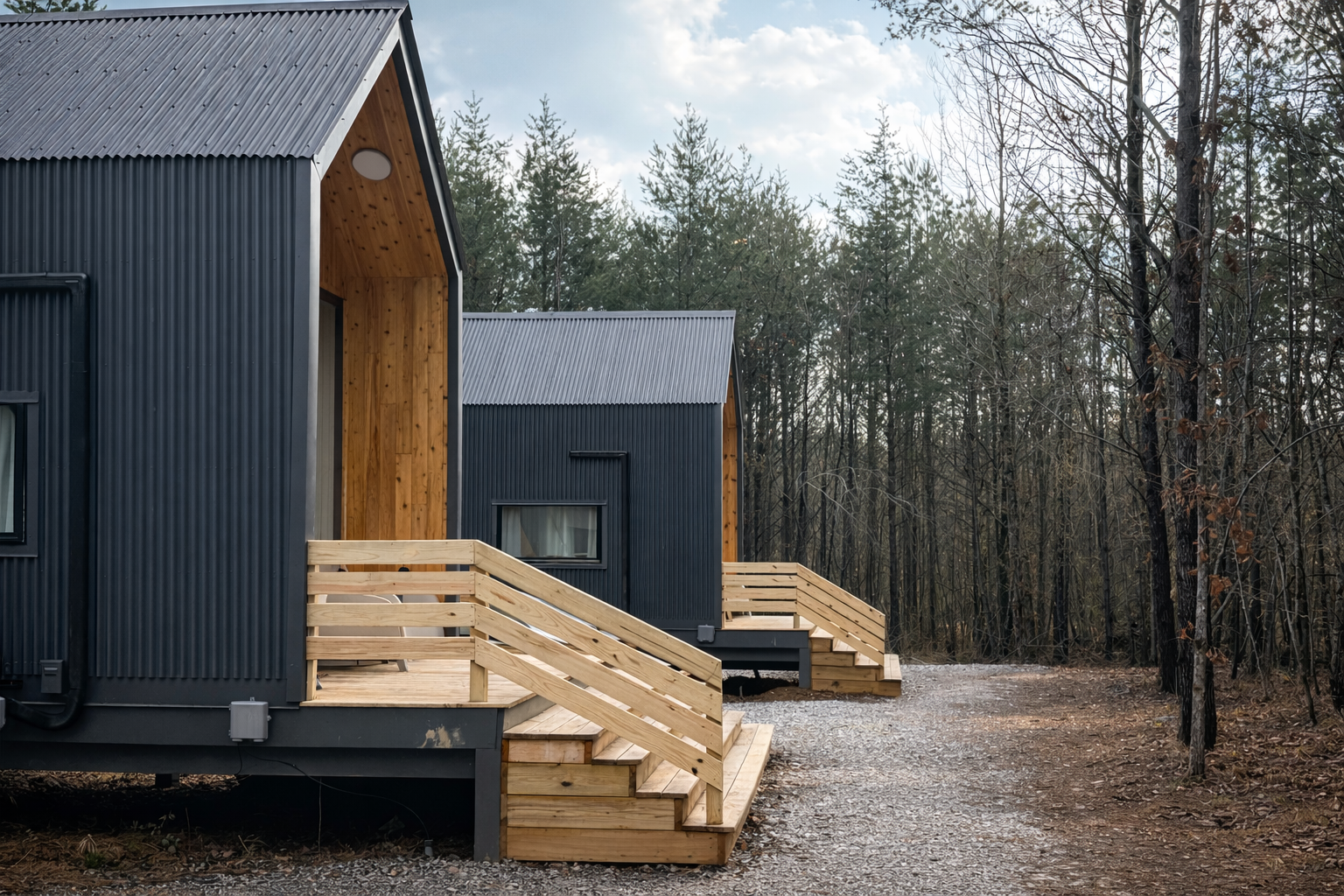 fosters cabins in the forest